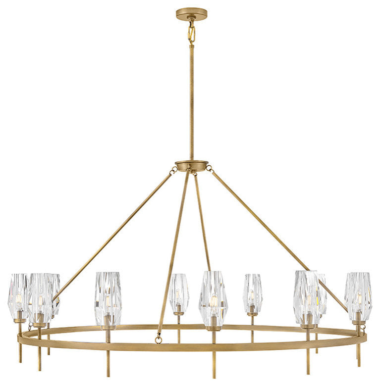 Hinkley 38259HB Ana Extra Large Single Tier Chandelier, Heritage BrassBy Hinkley