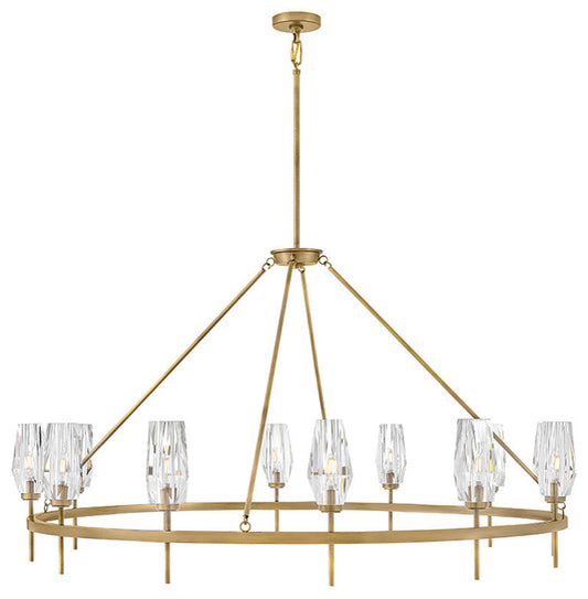 Hinkley 38259HB Ana Extra Large Single Tier Chandelier, Heritage BrassBy Hinkley