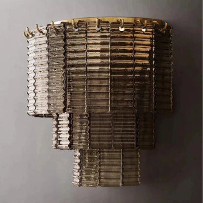 Palermo Smoke Crystal Wall SconceBy MORSALE