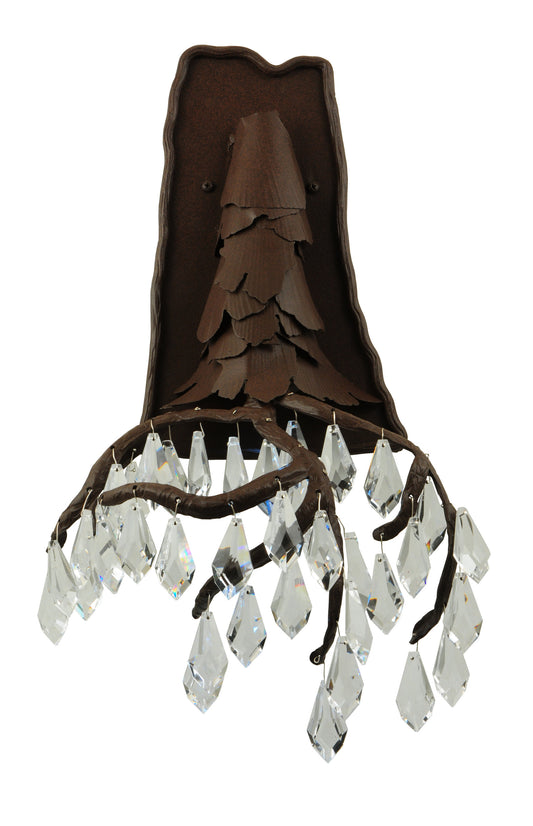 12 Wide Winter at Stillwater Crystal Wall SconceBy Meyda Lighting