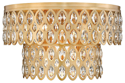 Dealey 9-Light Flush Mount, Heirloom BrassBy Z-LIte