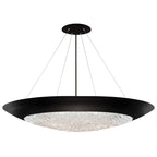 Arctic Halo Drum Shade Pendant