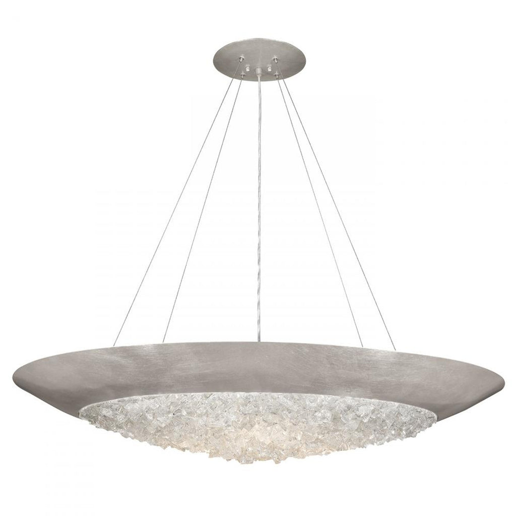 Arctic Halo Drum Shade Pendant