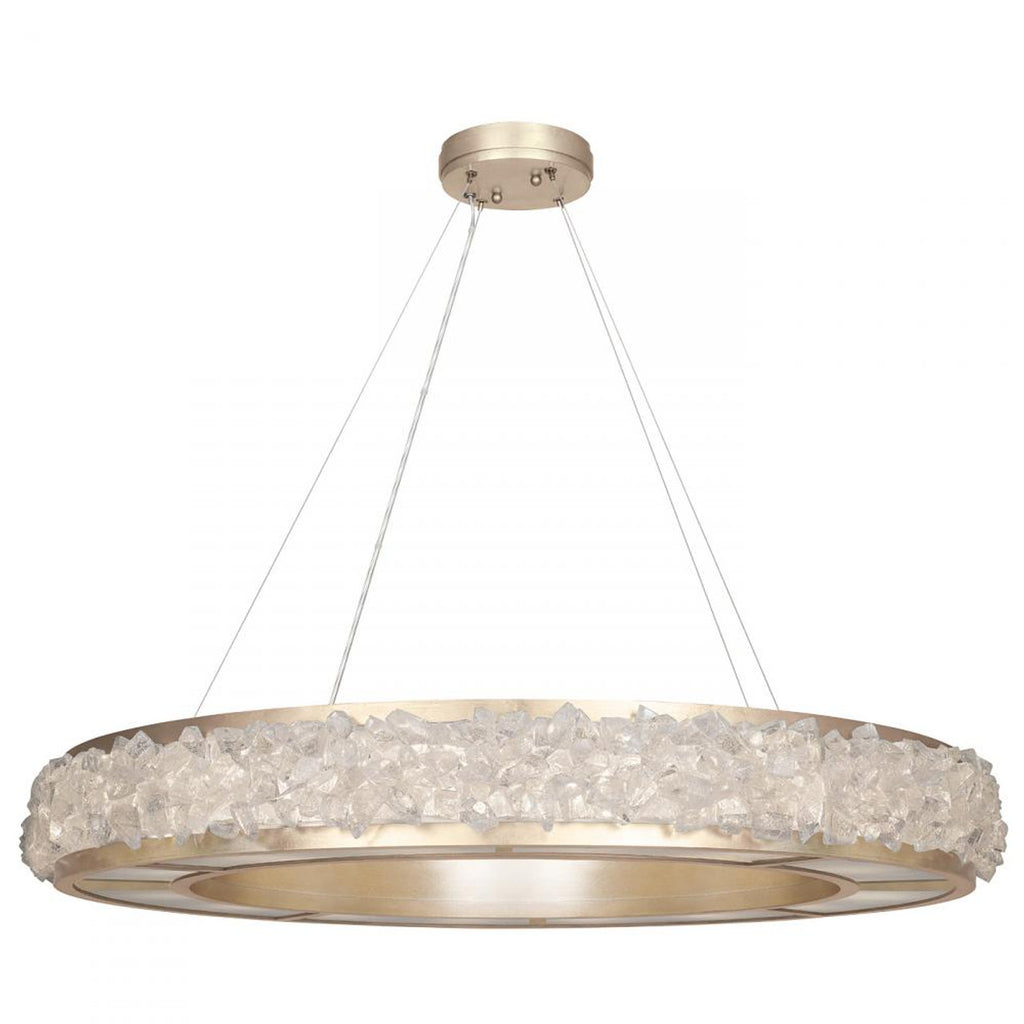 Arctic Halo Drum Shade Pendant