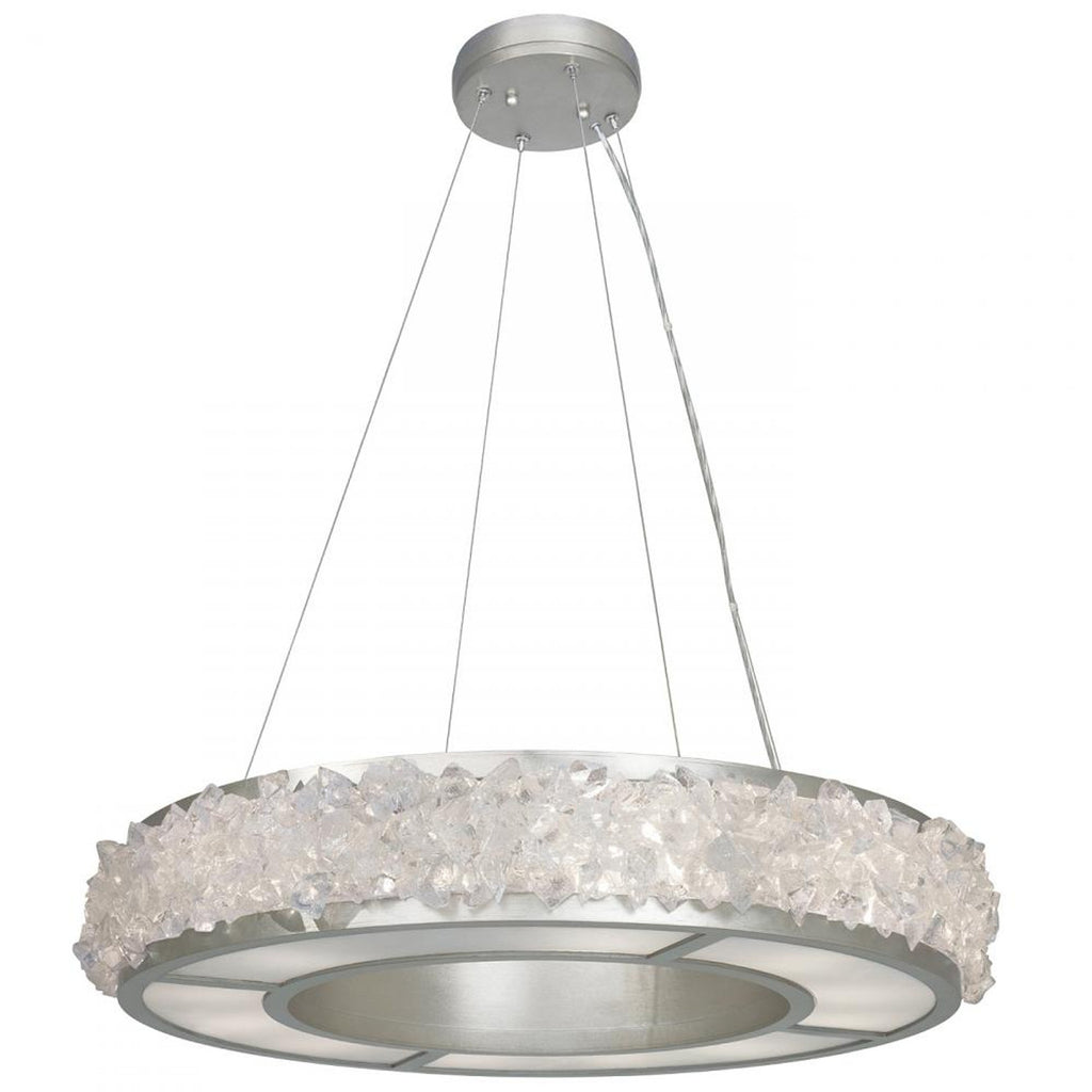 Arctic Halo Drum Shade Pendant