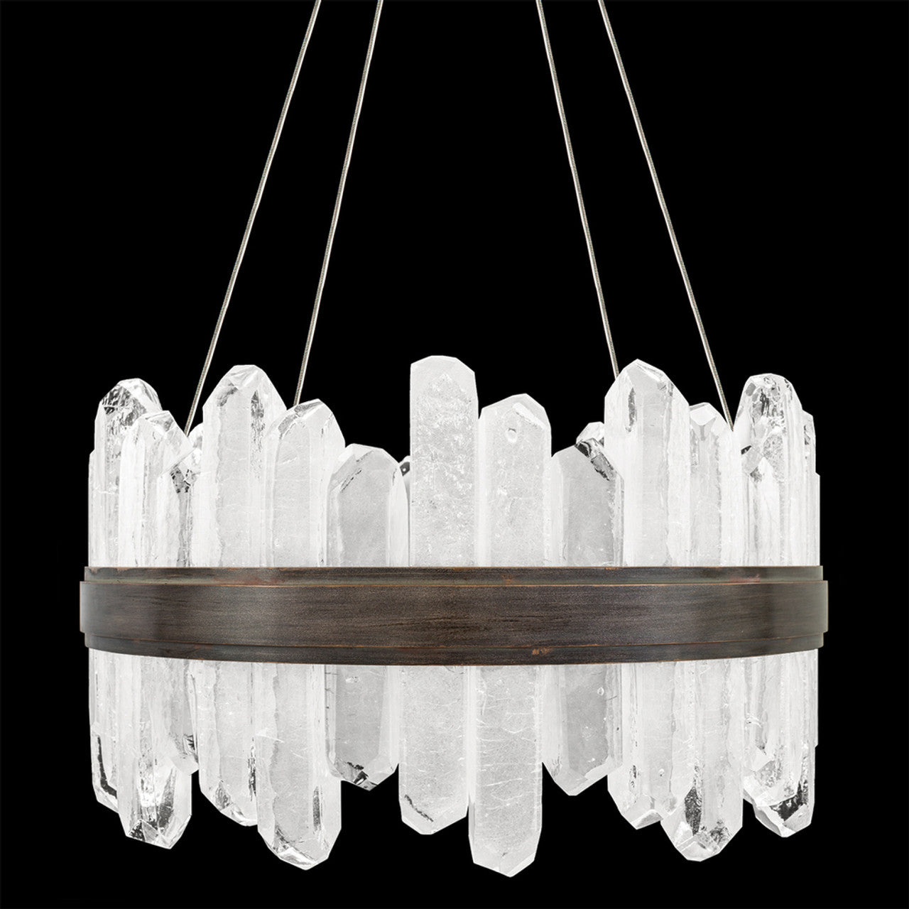Arctic Halo Drum Shade Pendant