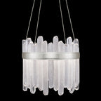 Arctic Halo Drum Shade Pendant