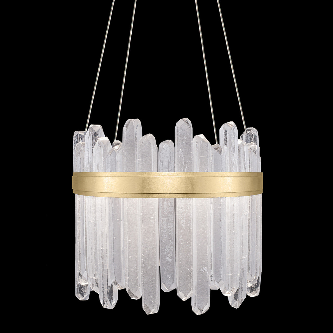 Arctic Halo Drum Shade Pendant