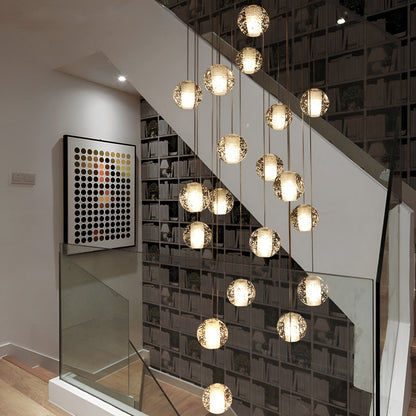 Lenno | Crystal Hanging Light Fixture, 25 LightsBy Miron Demid LLC