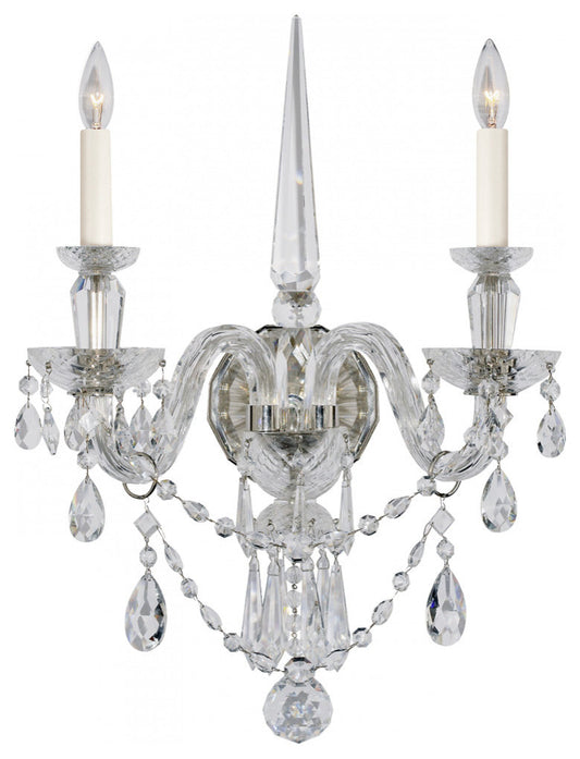 Daniela Crystal Medium Double SconceBy Ralph Lauren Home