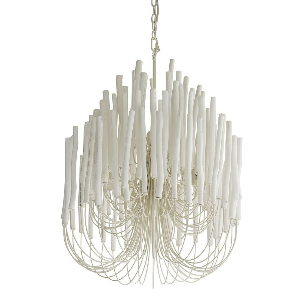 Sterling Chandelier, 12-Light, Polished Silver, Clear Heritage Crystal, 29"W (3601-40H MYJPA)