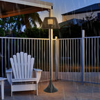 1-light Mesh Outdoor Floor Lamp