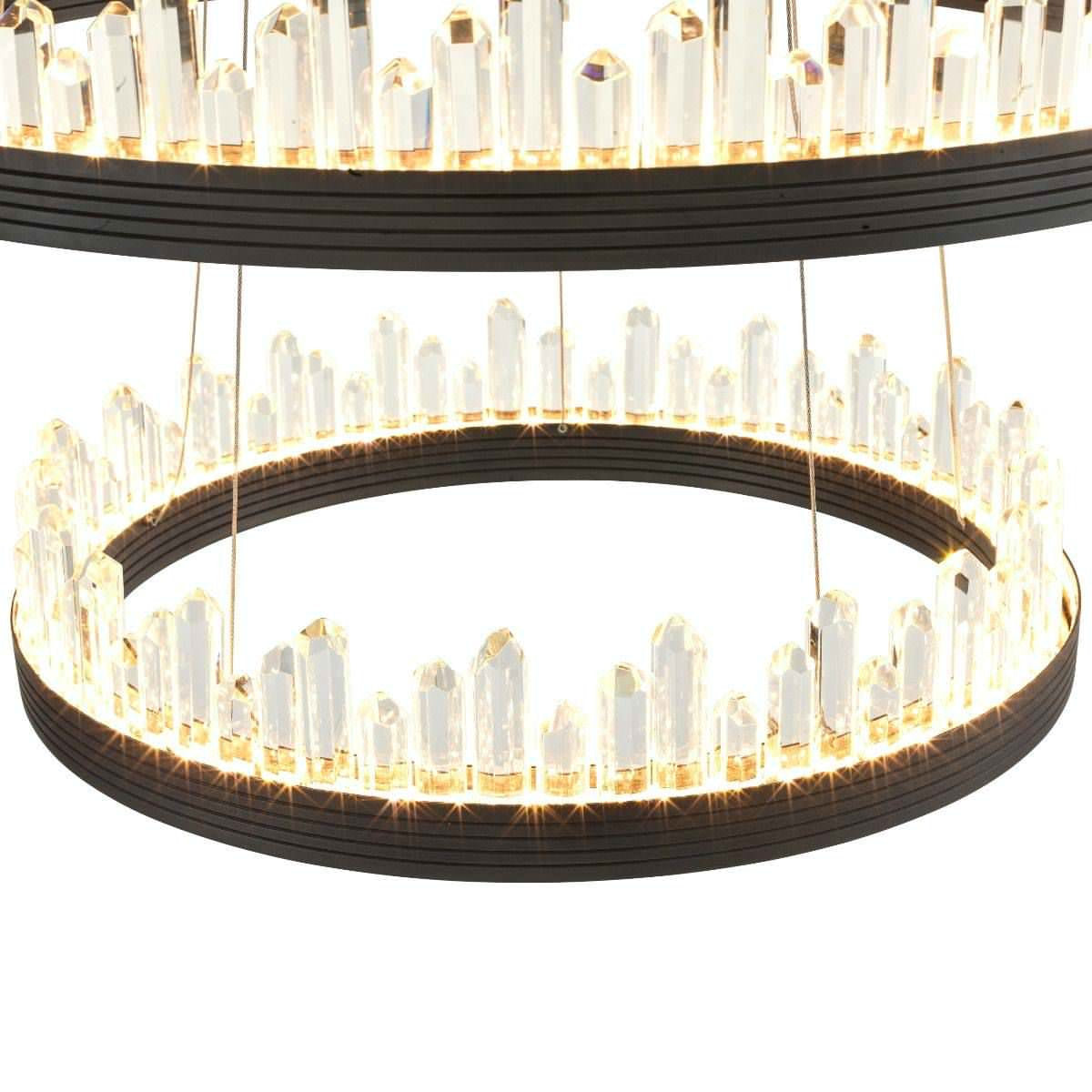 Bronze Crystal Glass Chandelier | Eichholtz RandallBy OROA - Furniture