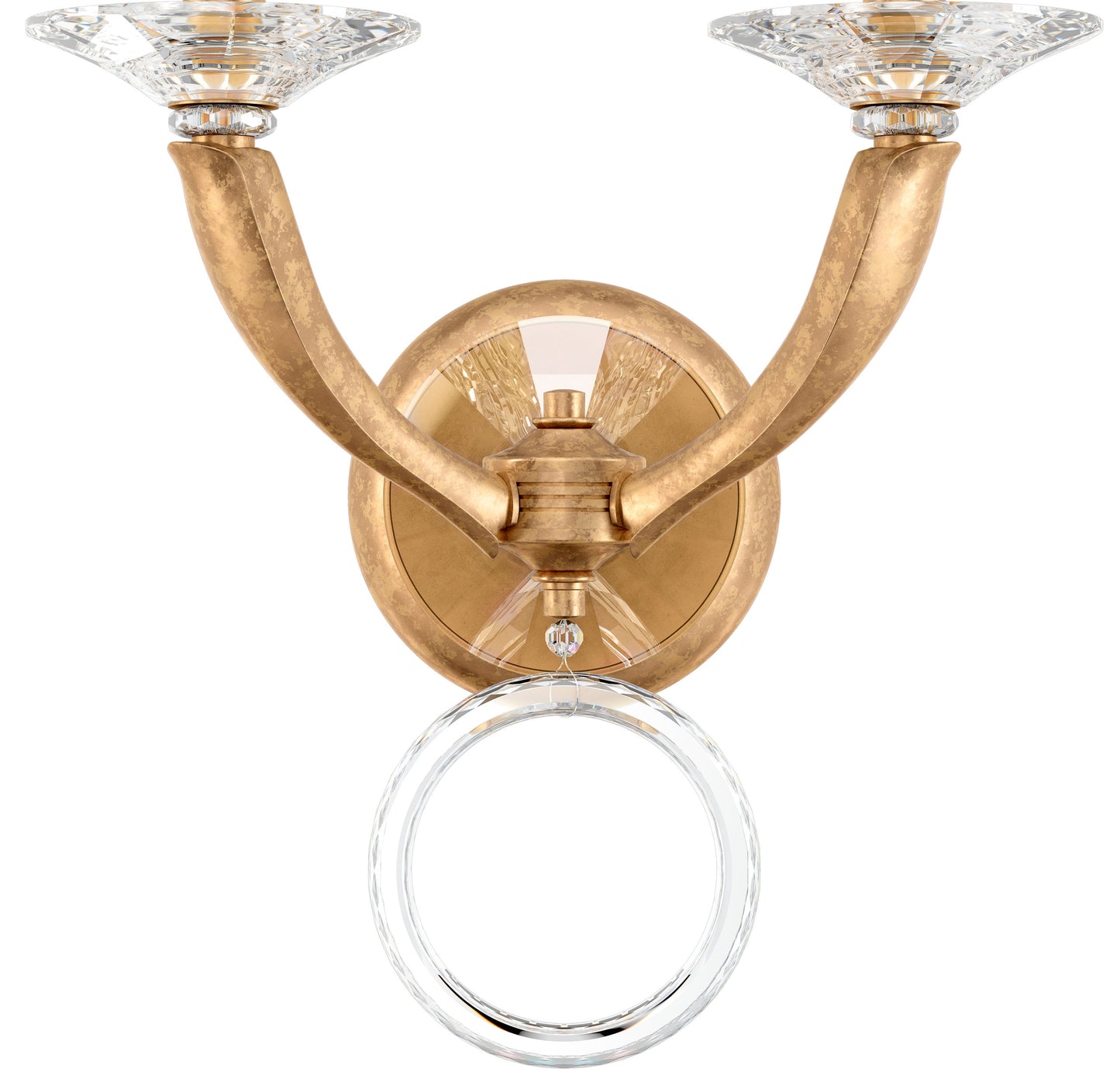 Schonbek Ma1002N-26O 2 Light Crystal Sconce, French GoldBy Schonbek