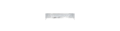 Schonbek Ch3640N-401H 6 Light Crystal Sconce, Polished Stainless SteelBy Schonbek