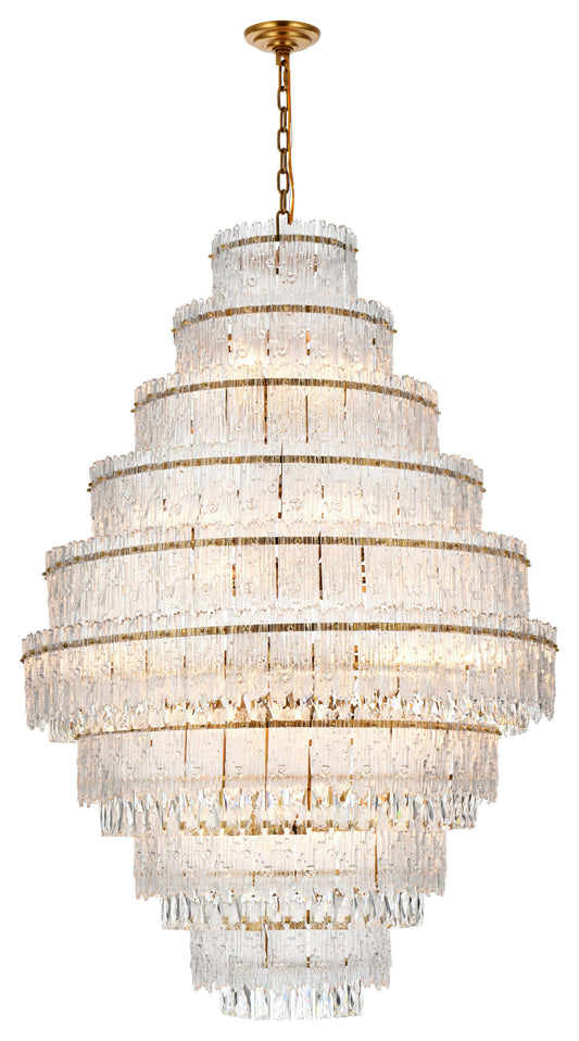 Home Living 36" Chandelier, Satin GoldBy Home Living