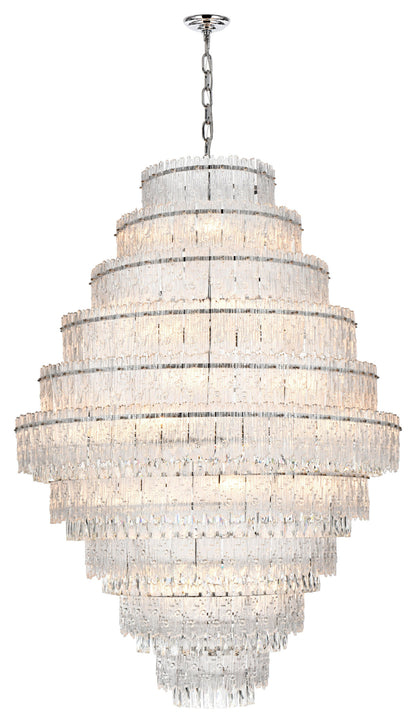 Home Living 42" Chandelier, ChromeBy Home Living