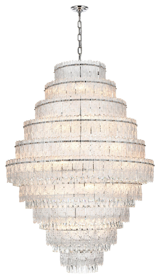 Home Living 42" Chandelier, ChromeBy Home Living