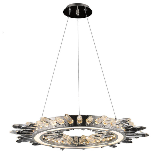 Aspen 1 Light Chandelier, Polished NickelBy Avenue Lighting