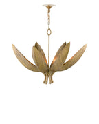Bird of Paradise Brass Chandelier