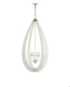 Arietta White Teardrop Chandelier