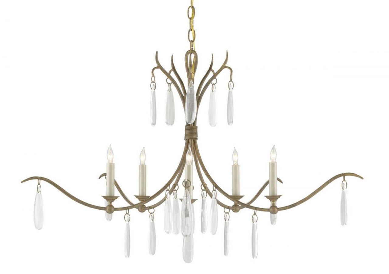 Marshallia Small Gold Chandelier