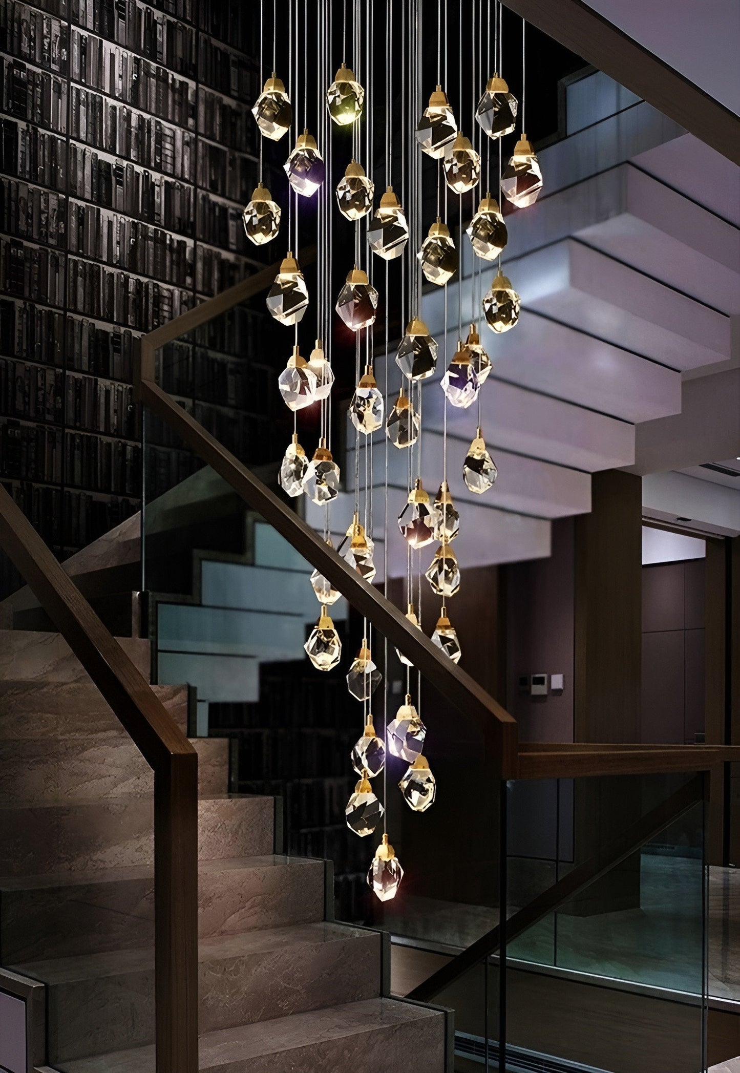 Luxury Diamond Crystal Chandelier, 14 Lights Round, DimmableBy Miron Demid LLC