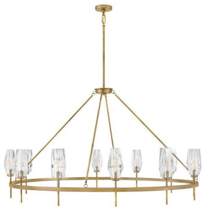 Ana 60W 12 LED Extra Large Chandelier, 32.25"Hx58"WBy Hinkley