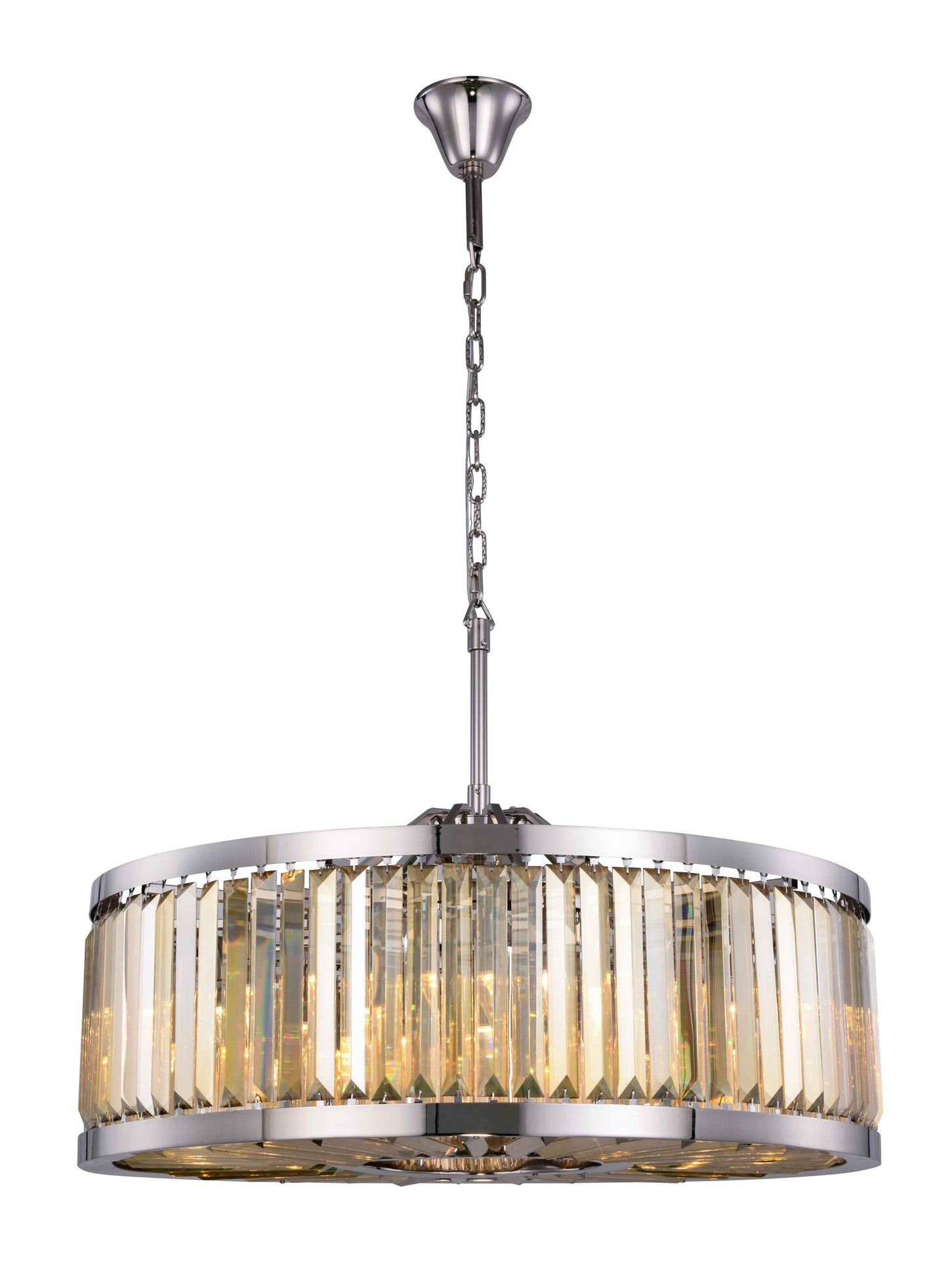 Chelsea 10-Light Chandelier, Shade: Golden TeakBy Elegant Furniture & Lighting