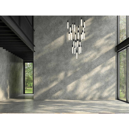 Aurora 16 Light Chandelier, Satin GoldBy Elegant Furniture & Lighting