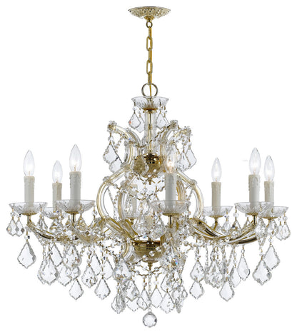 Crystorama Lighting Group 4408-CL-SAQ Maria Theresa 9 Light 26"W - PolishedBy Crystorama Lighting