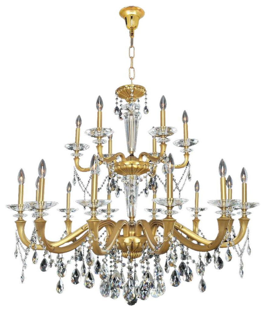 Classic Jolivet Chandelier 18 LightsBy KALCO LIGHTING
