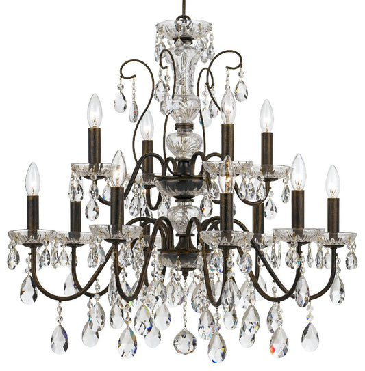 Crystorama Lighting Group 3029-CL-S Butler 12 Light 29"W Crystal - EnglishBy Crystorama Lighting