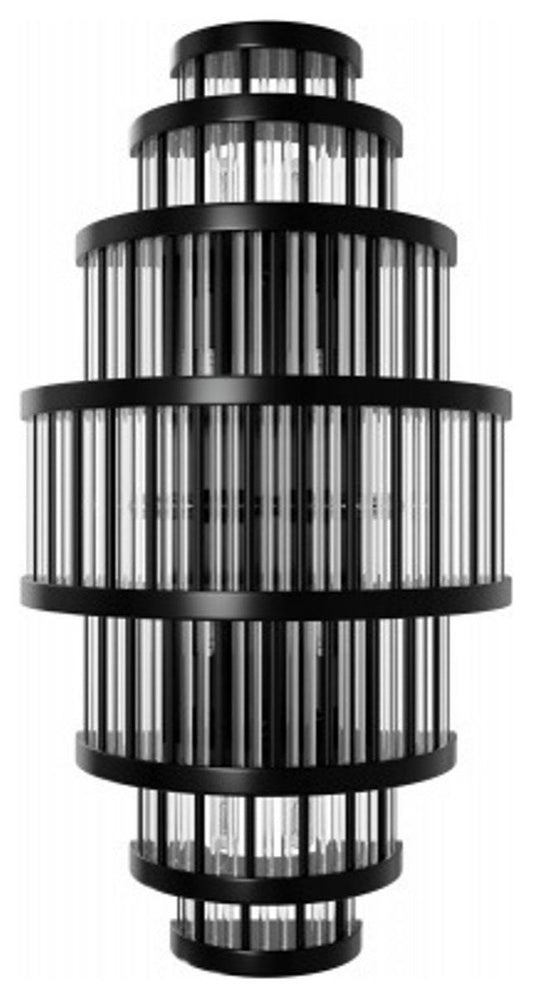 Waldorf 8 Light Wall Sconce, Polished GunmetalBy Avenue Lighting