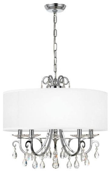 Othello 5 Light Chandelier in Classic Style, 24"Wx21"HBy Crystorama Lighting