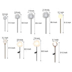 10Pcs Solar Dandelion Garden Lights Outdoor Pathway Light for Yard