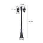 2-Light Outdoor Waterproof Retro European Style Street Lights