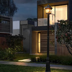 Retro Minimalist LED Waterproof European Style Garden Lamp Post Lights