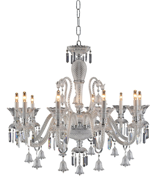 Artistry Lighting New Century Collection Crystal Chandelier, 10 LightBy Artistry Lighting