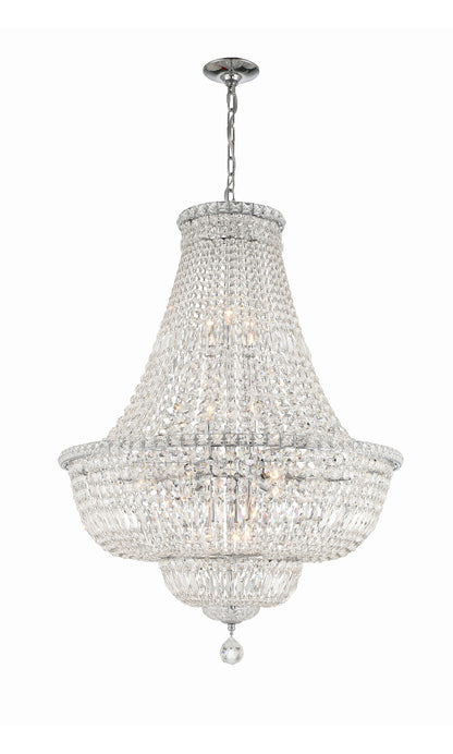 Roslyn 15-Light Polished Chrome ChandelierBy Crystorama Lighting