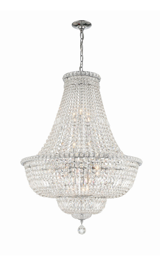 Roslyn 15-Light Polished Chrome ChandelierBy Crystorama Lighting