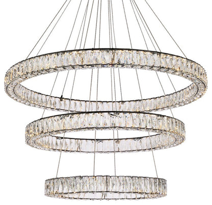Modern Black 3-Light ChandelierBy Home Living