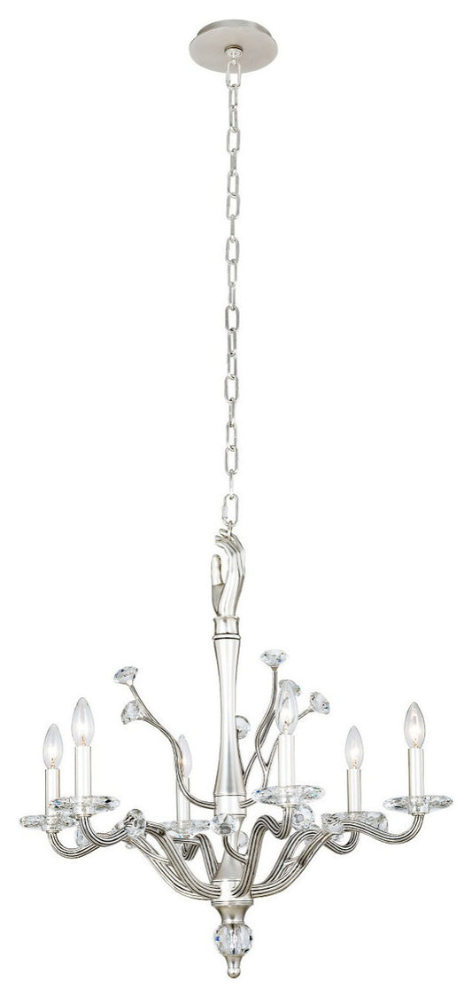 Venus 6-Light Chandelier, PewterBy KALCO LIGHTING