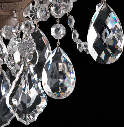 Bordeaux 6-Light Chandelier, Heirloom Gold, Clear Legacy CrystalBy Schonbek