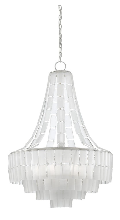 Vintner Blanc ChandelierBy Currey & Company