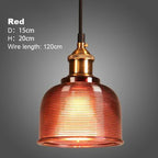 Modern E27 Glass Pendant Light by for Dining Bedroom Bar Cafe Decoration