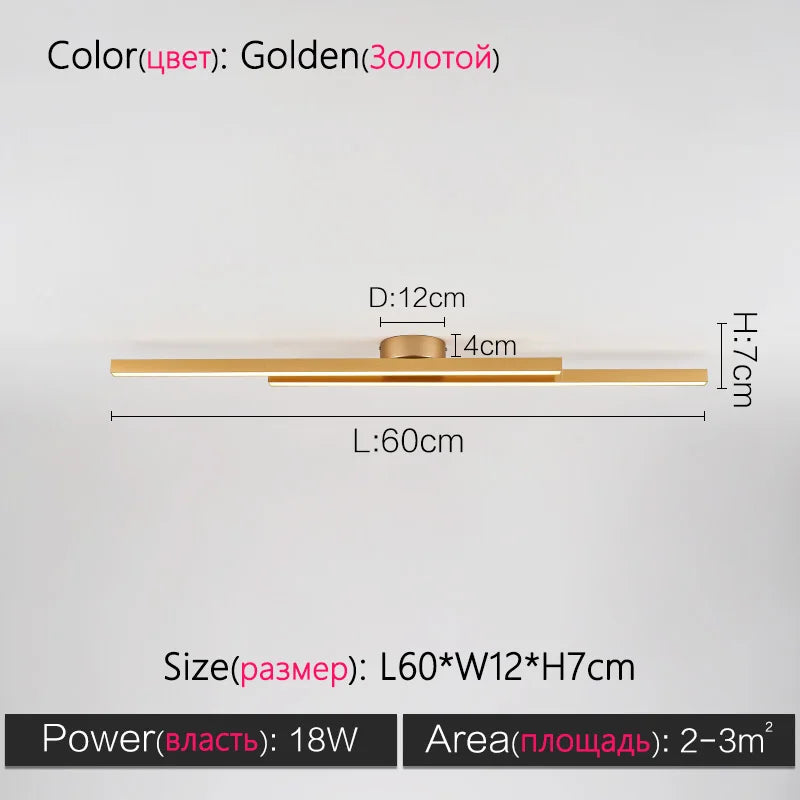 2023 Minimalist Nordic Ceiling Light for Living Room, Bedroom, Aisle & Balcony