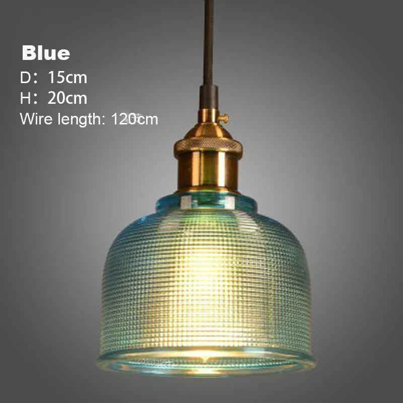 Modern E27 Glass Pendant Light by for Dining Bedroom Bar Cafe Decoration