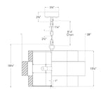 Country Industrial Large Pendant