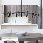 Aerial Chandelier, LED, Matte Black, 50"W (700ARL55B-LED930 70P9D5M)